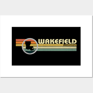 Wakefield Louisiana vintage 1980s style Posters and Art